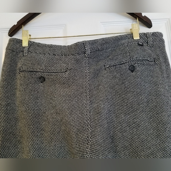 Betabrand Men's Yoga Dress Pants Tweed Like Wide Leg Size 36×32 Gray Black - Picture 10 of 17